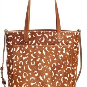 Limited Edition Madewell Transport tote, Calf Hair animal print 2021!❤️